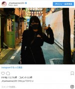 日本に一時帰国の入山杏奈、渋谷に降臨 ※「入山杏奈」インスタグラム」