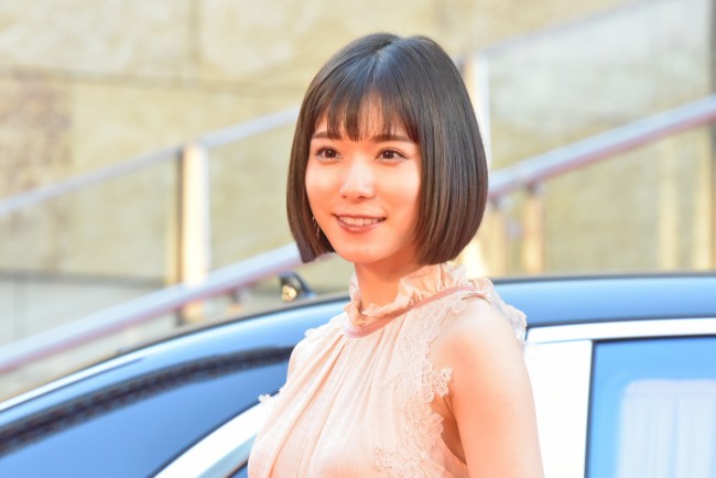 松岡茉優、「第31回東京国際映画祭」オープニング＆レッドカーペットに登場