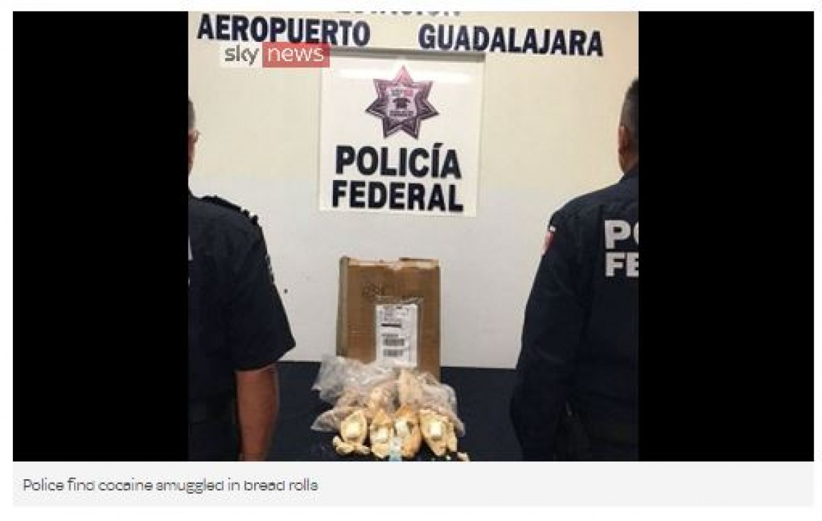 コカインの密輸に選ばれたのは…ロールパン!? メキシコの空港で発覚