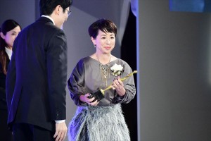 「東京ドラマアウォード2018」にて『陸王』で助演女優賞を受賞した阿川佐和子