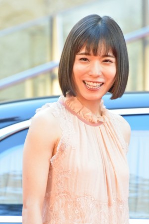 松岡茉優、「第31回東京国際映画祭」オープニング＆レッドカーペットに登場