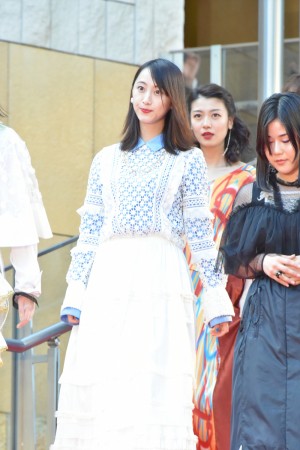 松井玲奈、「第31回東京国際映画祭」オープニング＆レッドカーペットに登場