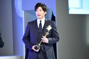 「東京ドラマアウォード2018」にて『おっさんずラブ』で主演男優賞を受賞した田中圭