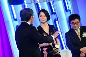 「東京ドラマアウォード2018」にて作品賞・単発ドラマ部門『眩（くらら）～北斎の娘～』に主演しグランプリを受賞した宮崎あおい