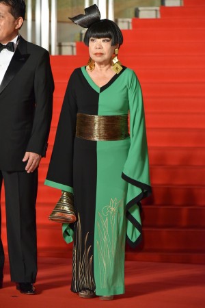 コシノジュンコ、「第31回東京国際映画祭」オープニング＆レッドカーペットに登場