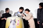 映画『旅猫リポート』公開記念舞台挨拶にて