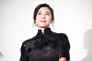 映画『旅猫リポート』公開記念舞台挨拶に登壇した竹内結子