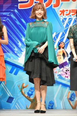 映画『シュガー・ラッシュ：オンライン』スペシャルイベントに登場した神田沙也加