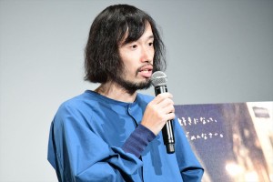 第31回東京国際映画祭コンペティション部門『愛がなんだ』舞台挨拶に登壇した今泉力哉監督