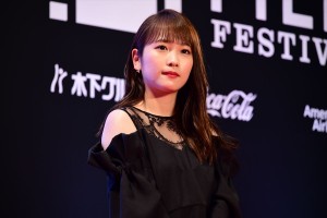 映画『人魚の眠る家』ワールドプレミア・レッドカーペットイベントに登場した川栄李奈