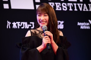 映画『人魚の眠る家』ワールドプレミア・レッドカーペットイベントに登場した川栄李奈