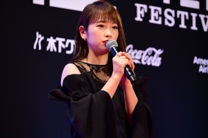 映画『人魚の眠る家』ワールドプレミア・レッドカーペットイベントに登場した川栄李奈