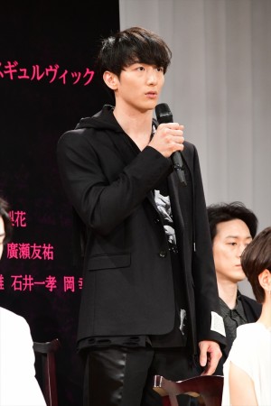ミュージカル『ロミオ＆ジュリエット』制作発表に登壇した大貫勇輔