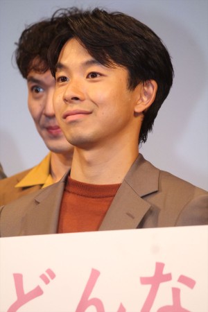 映画『母さんがどんなに僕を嫌いでも』完成披露試写会に登壇した太賀