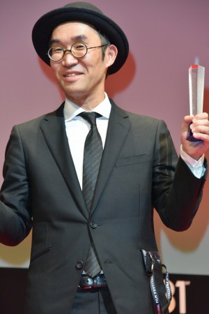 第31回東京国際映画祭アウォード・セレモニーに登場した野尻克己監督