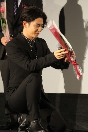 映画『スマホを落としただけなのに』初日舞台挨拶に登壇した千葉雄大