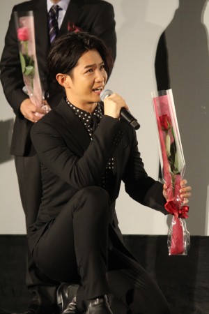 映画『スマホを落としただけなのに』初日舞台挨拶に登壇した千葉雄大