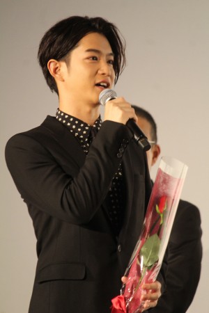 映画『スマホを落としただけなのに』初日舞台挨拶に登壇した千葉雄大