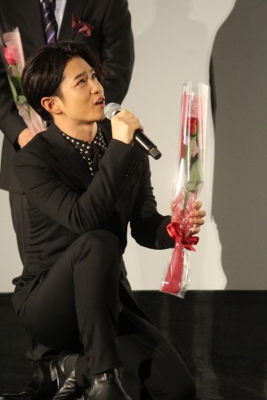 映画『スマホを落としただけなのに』初日舞台挨拶に登壇した千葉雄大