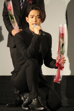 映画『スマホを落としただけなのに』初日舞台挨拶に登壇した千葉雄大