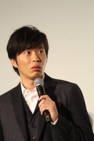 映画『スマホを落としただけなのに』初日舞台挨拶に登壇した田中圭