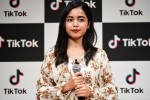 「TikTok」新CM発表会に登壇したSara