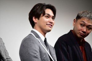 映画『夜明け』完成披露試写会 舞台挨拶に登壇した柳楽優弥