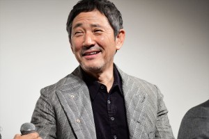 映画『夜明け』完成披露試写会 舞台挨拶に登壇した小林薫