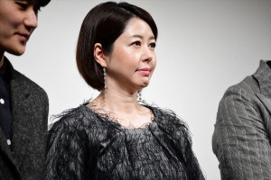 映画『夜明け』完成披露試写会 舞台挨拶に登壇した堀内敬子