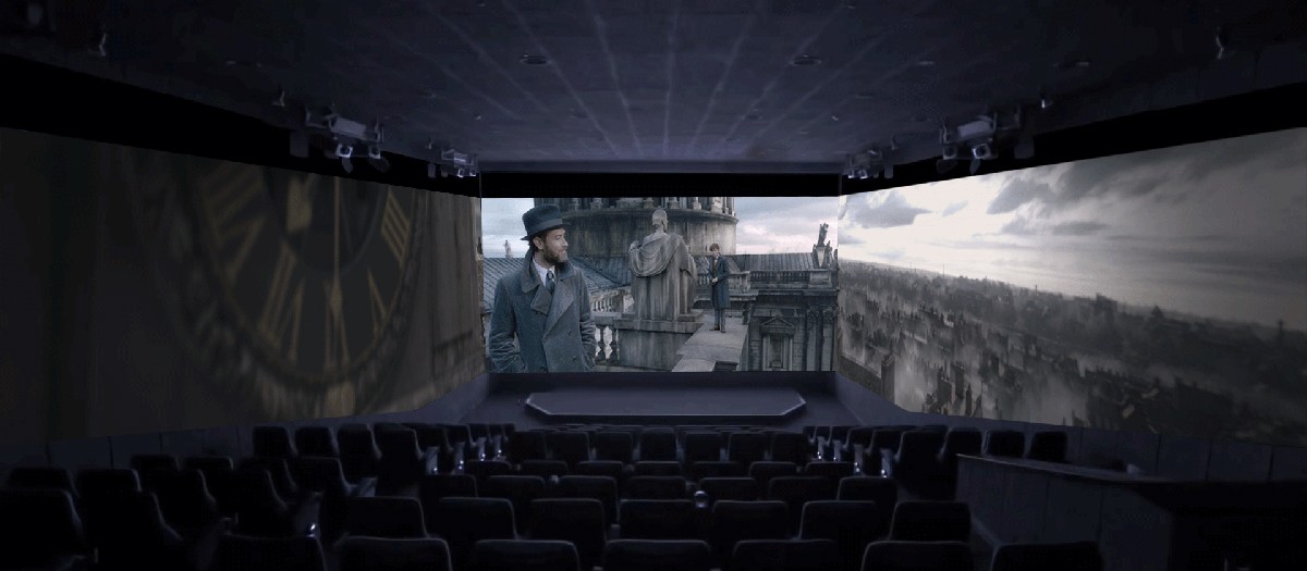 『ファンタビ』最新作、“3面スクリーン”ScreenX版公開決定　270度視界の迫力映像公開