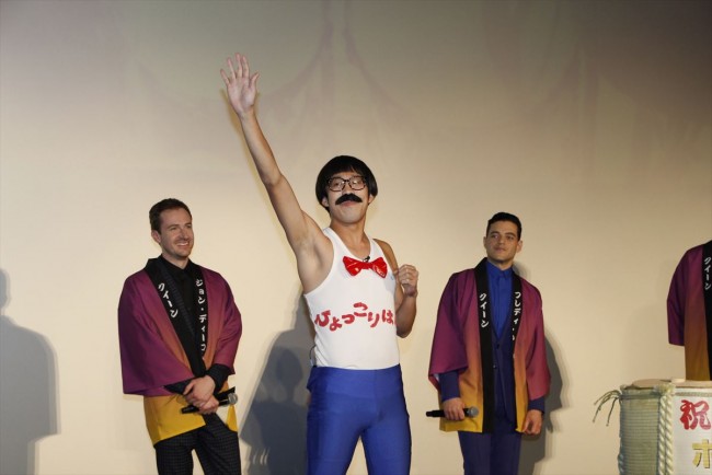 ボヘミアン ラプソディ 出演者が来日 B メイ本人登場の秘話も 18年11月7日 写真 映画 ニュース クランクイン ボヘミアン ラプソディ 出演者が来日 B メイ本人登場の秘話も 18年11月7日 写真 映画 ニュース クランクイン