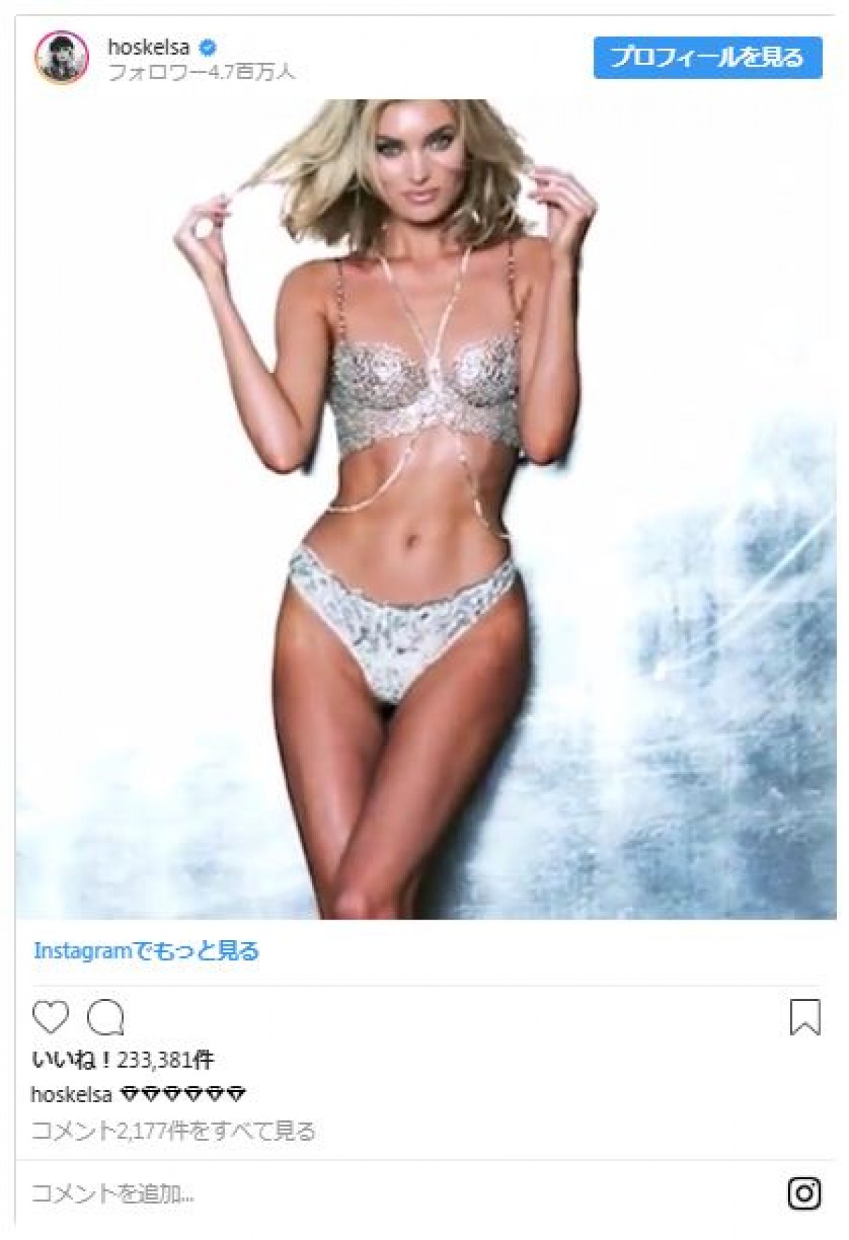 ヴィクトリアズ・シークレット、2018年のファンタジー・ブラは1億円