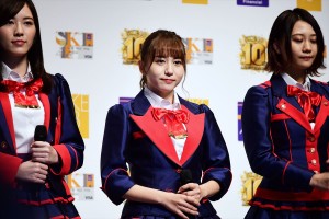 「SKE48 10周年記念 イオンカード（SKE48）デビュー発表会」に登場した大場美奈