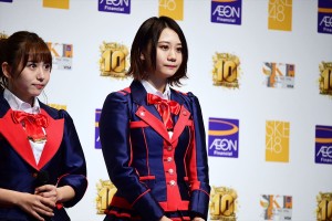 「SKE48 10周年記念 イオンカード（SKE48）デビュー発表会」に登場した古畑奈和