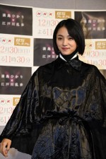 BSプレミアム『満島ひかり×江戸川乱歩』試写会に出席した満島ひかり