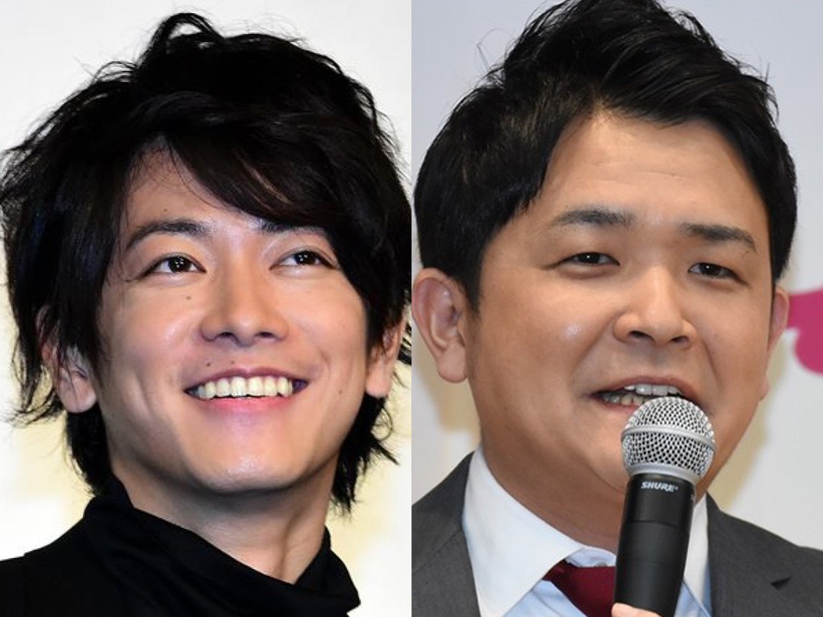 （左から）佐藤健、千鳥ノブ