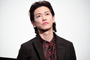 映画『ハード・コア』公開直前!!完成披露試写会に登場した佐藤健