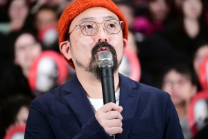 映画『ハード・コア』公開直前!!完成披露試写会に登場した山下敦弘監督