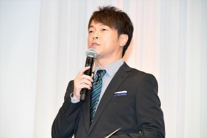 「M‐1グランプリ2018」決勝進出者発表会見に司会で登場した陣内智則