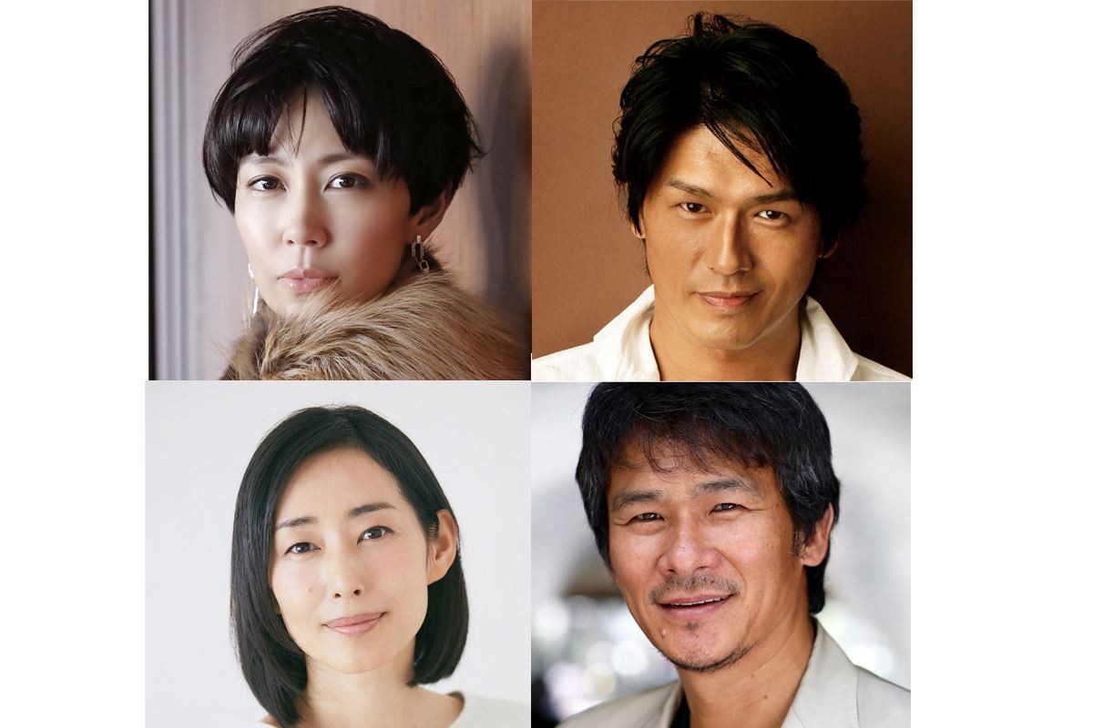 ドラマ『後妻業』に出演する(左上から)木村佳乃、高橋克典、(左下から)木村多江、伊原剛志