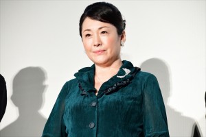 映画『人魚の眠る家』公開記念舞台挨拶に登壇した松坂慶子