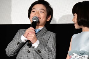 映画『人魚の眠る家』公開記念舞台挨拶に登壇した斎藤汰鷹