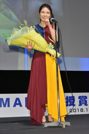 「第10回TAMA映画賞」授賞式に登場した松岡茉優