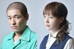 （左から）ドラマスペシャル『東野圭吾 手紙』に出演する佐藤隆太、本田翼