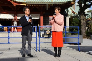 ジョンソン「インフルエンザ対策で受験生応援！」オープニングイベントに登壇した渡辺満里奈