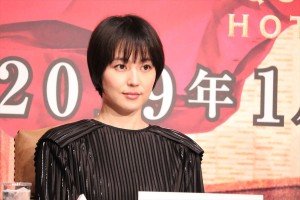 『マスカレード・ホテル』完成報告会に登場した長澤まさみ