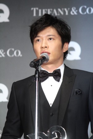 「GQ MEN OF THE YEAR 2018」授賞式・記者発表会に登場した田中圭