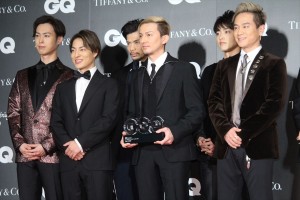 「GQ MEN OF THE YEAR 2018」授賞式・記者発表会に登場したDA PUMP