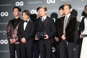 「GQ MEN OF THE YEAR 2018」授賞式・記者発表会に登場したDA PUMP