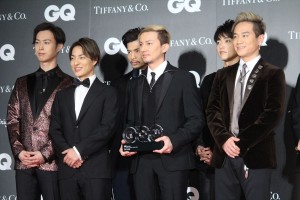 「GQ MEN OF THE YEAR 2018」授賞式・記者発表会に登場したDA PUMP
